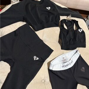 Women's Best Black Sports Set